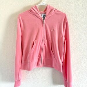 Juicy Couture Velour Zip-Up Jacket